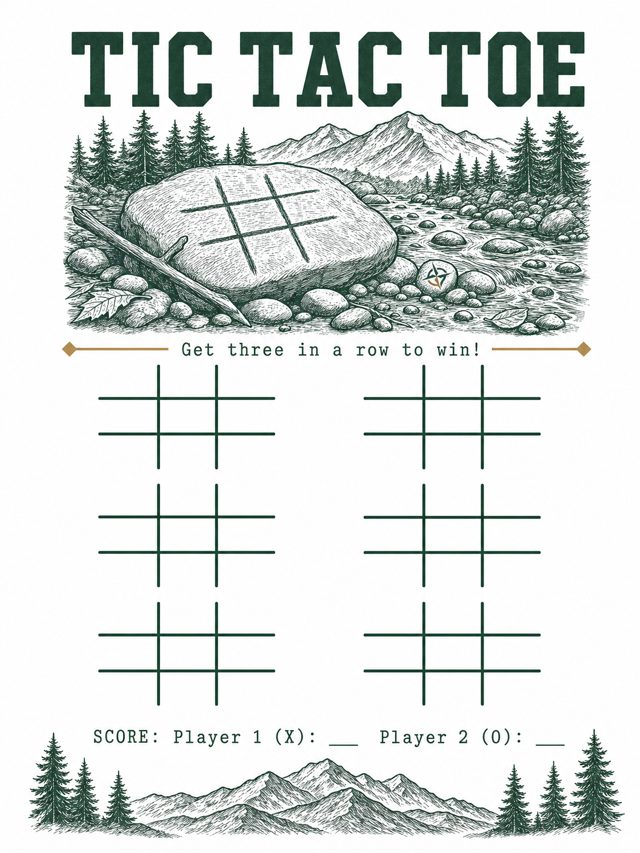 Tic tac toe page