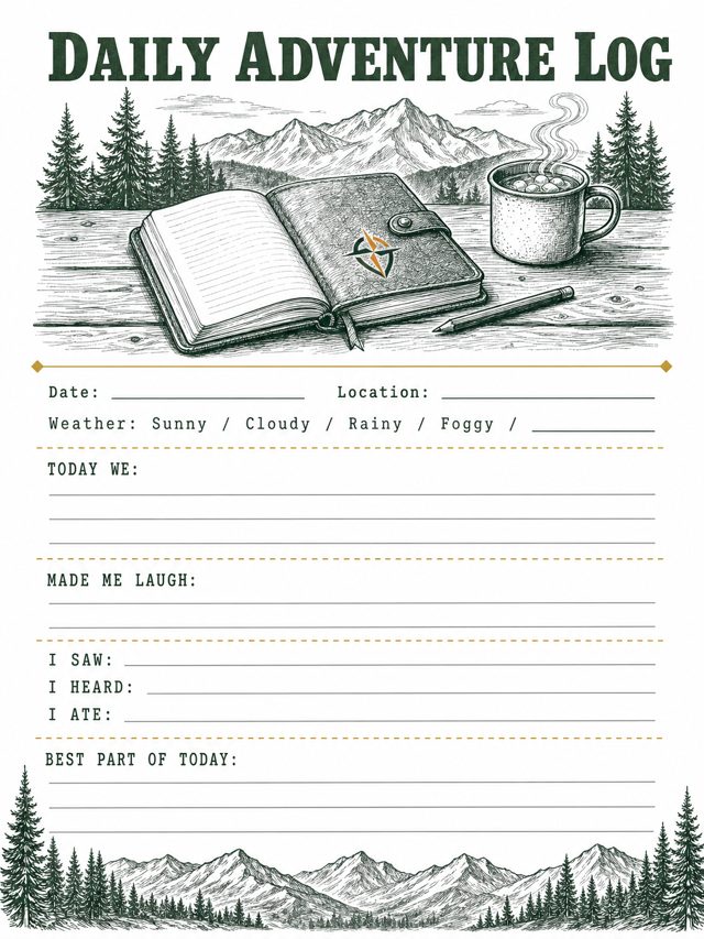 Trip daily log page