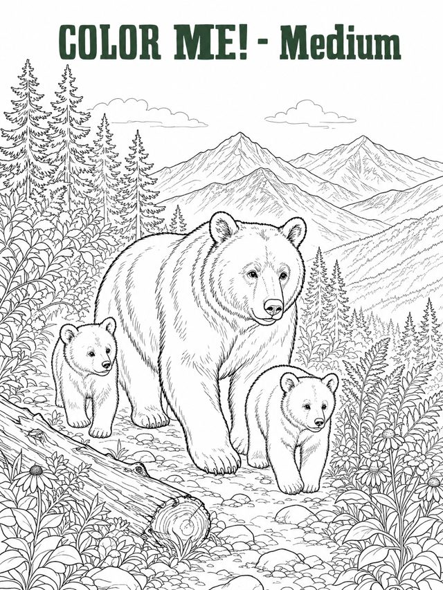Smokies coloring page